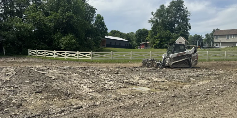 professional land grading for your holiday property prep